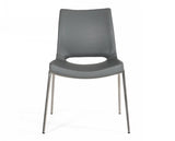 Vig Furniture - Modrest Jackie - Modern Grey Eco-Leather Dining Chair (Set Of 2) - Vghr3501