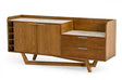 Modrest James Contemporary Walnut & White Buffet Vgcssb-19078-Wal-Buf