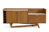 Vig Furniture - Modrest James - Contemporary Walnut & White Buffet - Vgcssb-19078-Wal-Buf