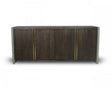 Modrest June Modern Dark Grey & Walnut Buffet Vggr639083-Wal-Buf