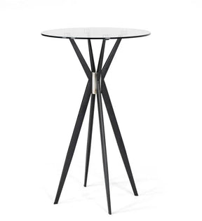 Modrest Kaitlyn Modern Black Bar Table Vghr7039-Blk