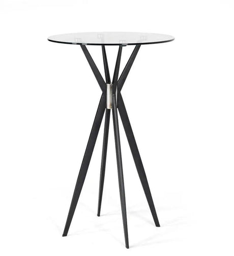 Vig Furniture - Modrest Kaitlyn - Modern Black Bar Table - Vghr7039-Blk