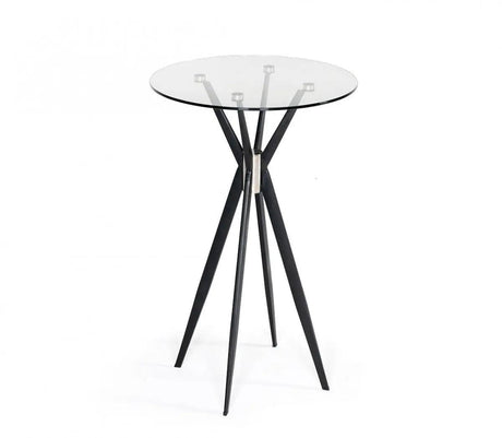 Vig Furniture - Modrest Kaitlyn - Modern Black Bar Table - Vghr7039-Blk