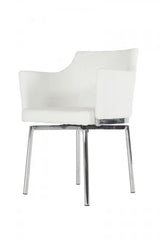 Vig Furniture - Modrest Kaweah Modern White Dining Chair - Vghr3149-Wht