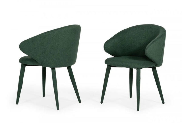 Vig Furniture - Modrest Keller Modern Green Dining Chair (Set Of 2) - Vgswsfc459-Grn-A-Dc