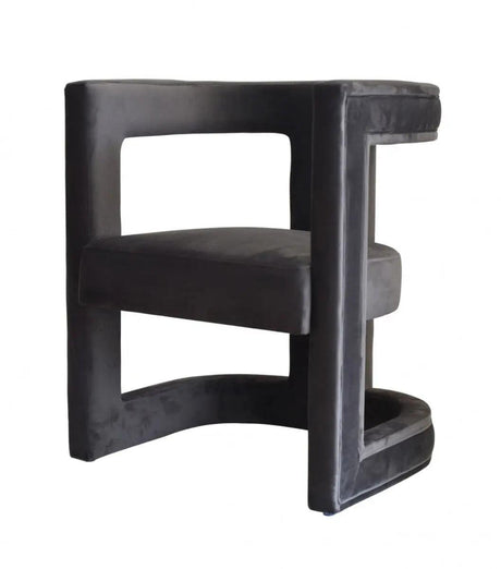 Vig Furniture - Modrest Kendra Dark Grey Fabic Accent Chair - Vgrhrhs-Ac-231-Dkgry-Ch