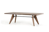 Vig Furniture - Modrest Kennedy Modern Walnut Dining Table - Vgbb1403T-Wal