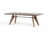 Vig Furniture - Modrest Kennedy Modern Walnut Dining Table - Vgbb1403T-Wal