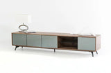 Vig Furniture - Modrest Kennedy Modern Walnut Tv Stand - Vgbb1403F-Wal