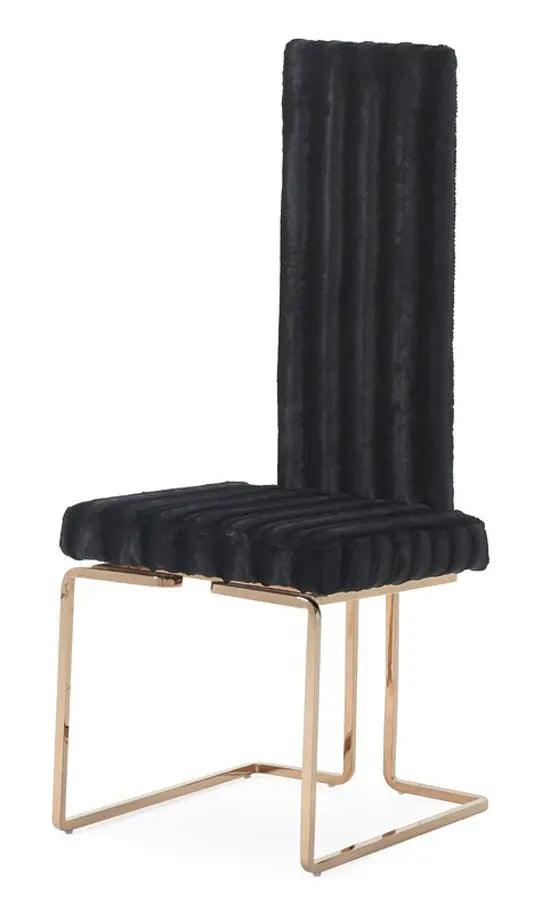 Vig Furniture - Modrest Kingsley Modern Black & Rosegold Dining Chair (Set Of 2) - Vgvcb8365-Blk