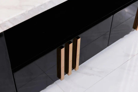 Vig Furniture - Modrest Kingsley Modern Marble & Rosegold Tv Stand - Vgvctv8933