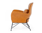 Vig Furniture - Modrest Kirk - Modern Brown Eco-Leather Accent Chair - Vgbnec-059