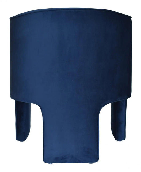 Vig Furniture - Modrest Kyle Modern Blue Velvet Accent Chair - Vgrhac-235-Bl-Ch