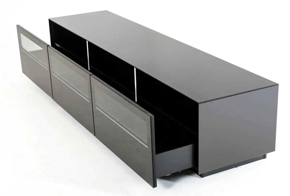 Vig Furniture - Modrest Landon Contemporary Black Tv Stand - Vgbbsj8202-Blk