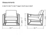 Vig Furniture - Modrest Larson Modern White Leatherette Accent Chair - Vgrh-Rhs-Ac-205-Wht-Stl