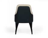 Vig Furniture - Modrest Leeds - Glam Beige And Black Dining Chair - Vgvcb8966W