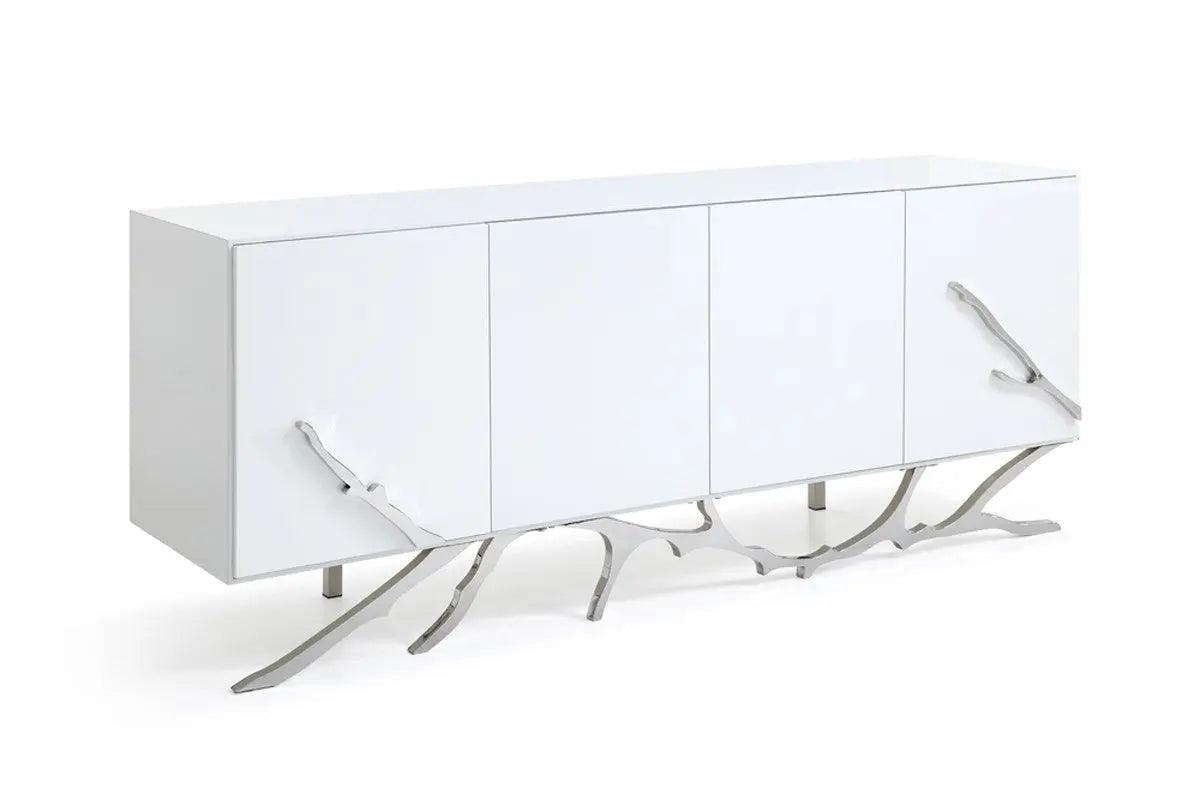 Vig Furniture - Modrest Legend Modern White Buffet - Vgvcg111-Wht