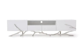 Modrest Legend Modern White Tv Stand Vgvctv8111