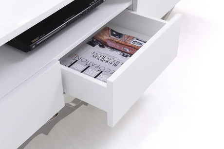 Vig Furniture - Modrest Legend Modern White Tv Stand - Vgvctv8111