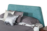 Vig Furniture - Modrest Lewis Mid-Century Modern Teal & Walnut Bed - Vgmabr-36-Bed