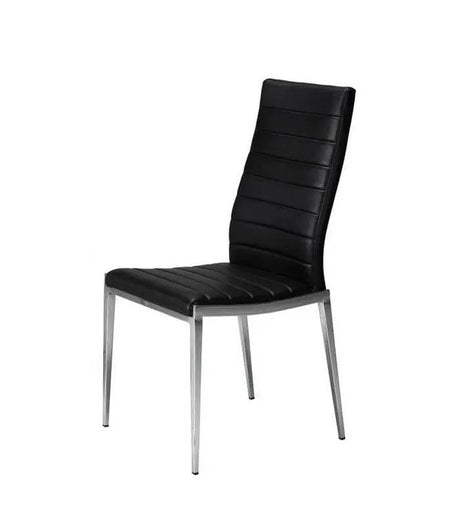 Vig Furniture - Modrest Libby Modern Black Leatherette Dining Chair - Vgewf3195Aa-Blk