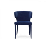 Vig Furniture - Modrest Lucero Modern Blue Velvet Dining Armchair - Vgyfdc1021F-Blu-Dc