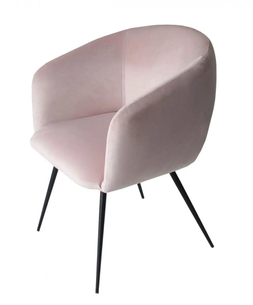 Vig Furniture - Modrest Luzerne Modern Pink Velvet Dining Chair - Vgyfdc1041-Pnk-Dc