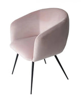 Vig Furniture - Modrest Luzerne Modern Pink Velvet Dining Chair - Vgyfdc1041-Pnk-Dc