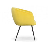 Vig Furniture - Modrest Luzerne Modern Yellow Velvet Dining Chair - Vgyfdc1041-Yel-Dc