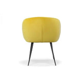 Vig Furniture - Modrest Luzerne Modern Yellow Velvet Dining Chair - Vgyfdc1041-Yel-Dc