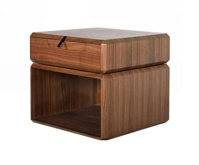 Vig Furniture - Modrest Maceo - Modern End Table - Vgbb-Box300-Wal