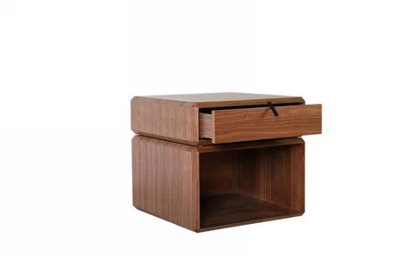 Vig Furniture - Modrest Maceo - Modern End Table - Vgbb-Box300-Wal