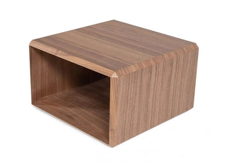 Vig Furniture - Modrest Maceo - Modern End Table - Vgbb-Box300-Wal