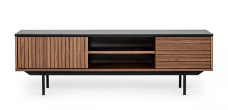 Vig Furniture - Modrest Maggie - Modern Walnut And Grey Tv Stand - Vgdwj9715