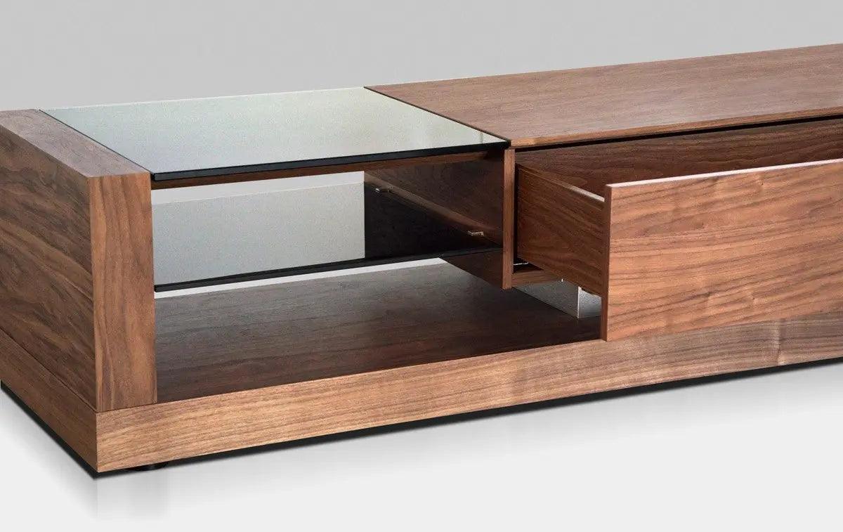 Vig Furniture - Modrest Mali Modern Walnut Tv Stand - Vgbble613F-Wal