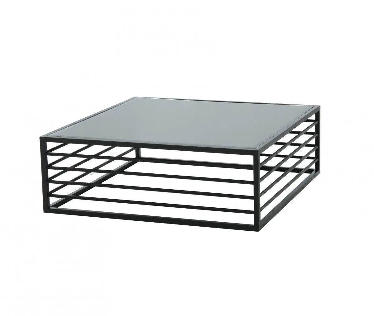 Vig Furniture - Modrest Malvo Modern Black Glass Coffee Table - Vgodlz-215Rc-Blk-Ct