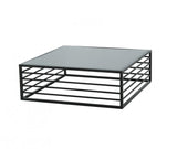 Vig Furniture - Modrest Malvo Modern Black Glass Coffee Table - Vgodlz-215Rc-Blk-Ct