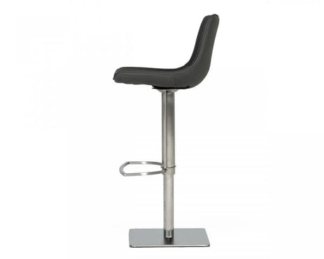 Vig Furniture - Modrest Manning Modern Grey Bar Stool - Vghr5362-Gb-Gry-Bs