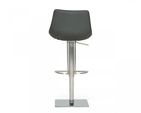 Vig Furniture - Modrest Manning Modern Grey Bar Stool - Vghr5362-Gb-Gry-Bs