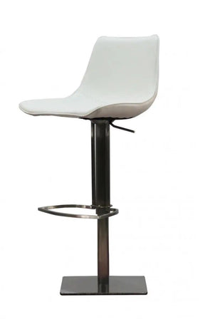 Modrest Manning Modern White Bar Stool Vghr5362Gb