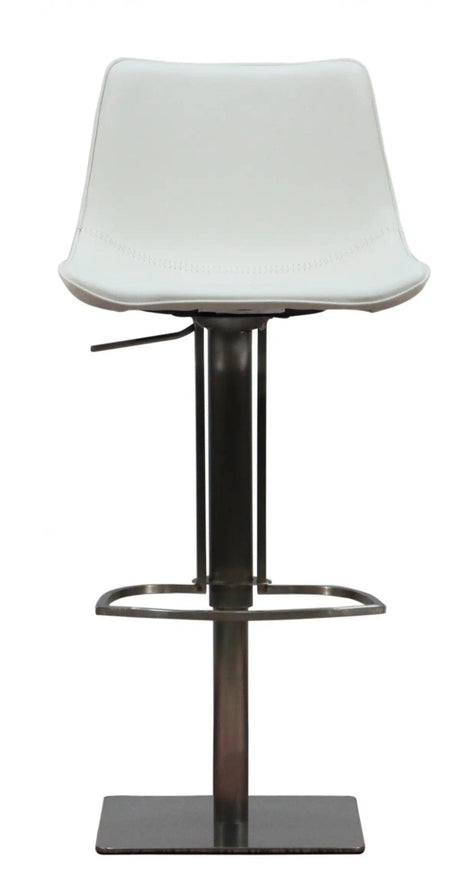 Vig Furniture - Modrest Manning - Modern White Bar Stool - Vghr5362Gb