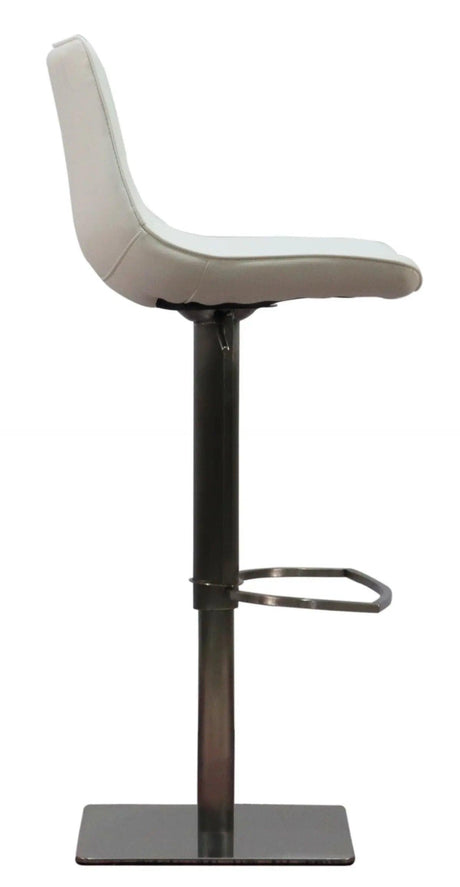 Vig Furniture - Modrest Manning - Modern White Bar Stool - Vghr5362Gb