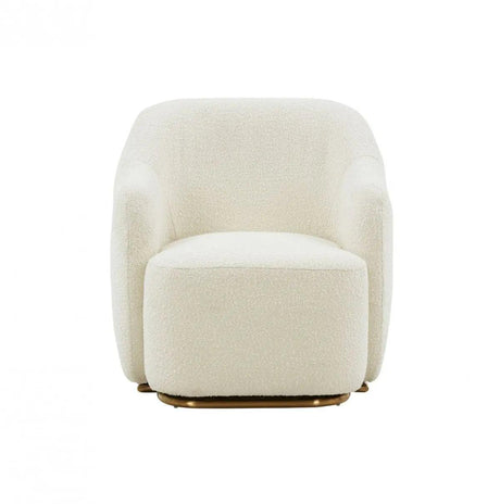 Vig Furniture - Modrest Masha Modern Off White Sherpa Accent Chair - Vgrhac-538-Wht-1