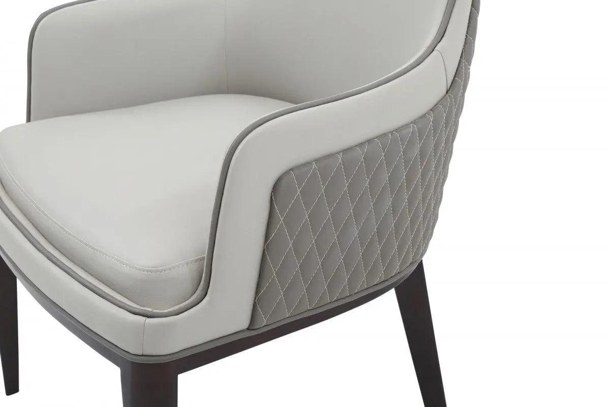 Vig Furniture - Modrest Maxwell - Glam Beige And Grey Dining Chair - Vgvcb8766W