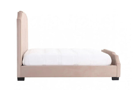 Vig Furniture - Modrest Melrose Modern Beige Fabric Bed - Vgjy-600-Bge