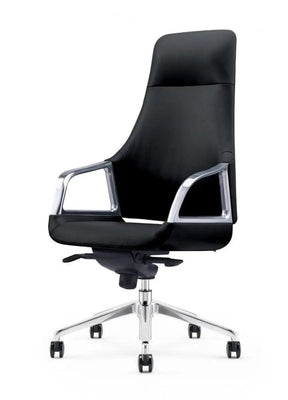Modrest Merlo Modern Black High Back Executive Office Chair Vgfua1902-Blk-Oc