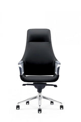 Vig Furniture - Modrest Merlo Modern Black High Back Executive Office Chair - Vgfua1902-Blk-Oc