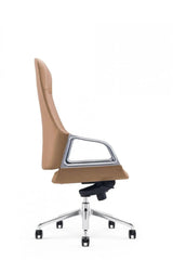 Vig Furniture - Modrest Merlo Modern Brown High Back Executive Office Chair - Vgfua1902-Brn-Oc