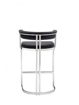 Vig Furniture - Modrest Munith Modern Black Velvet & Stainless Steel Bar Chair - Vgzab9504-Blk-Bs