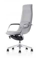 Vig Furniture - Modrest Nadella Modern Black High Back Executive Office Chair - Vgfufk003-A-Gry-Oc